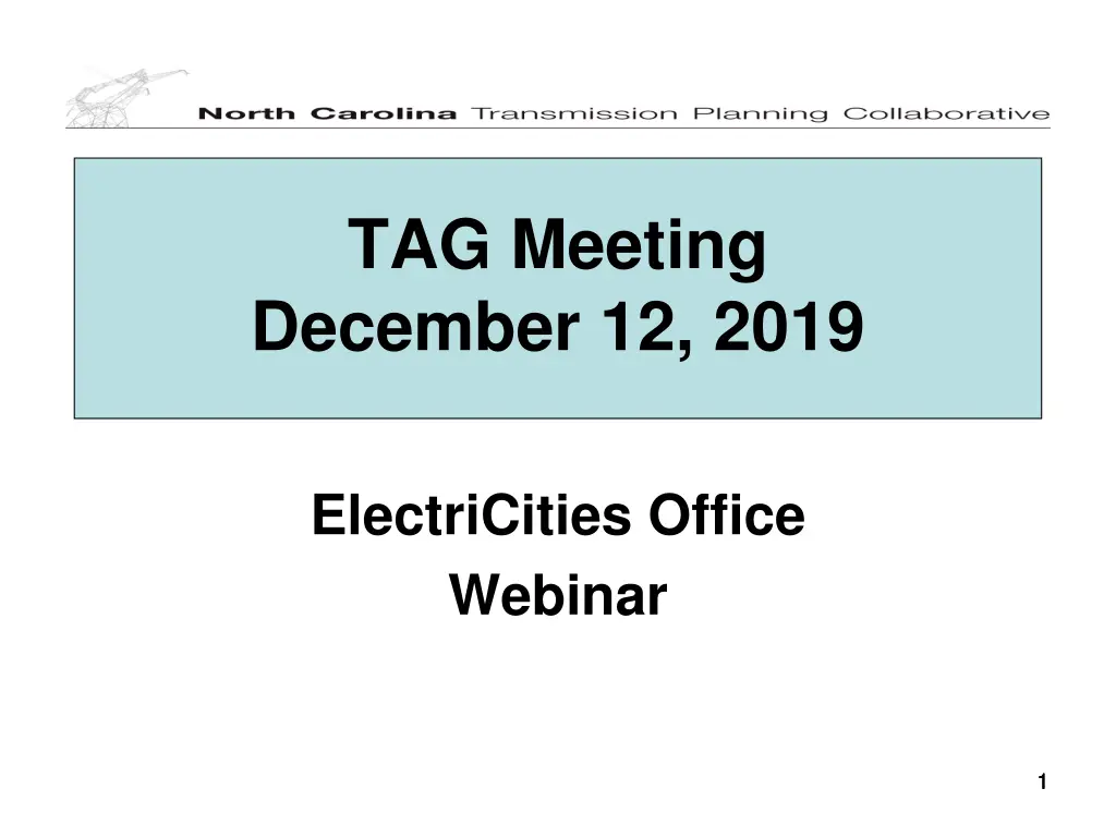 tag meeting december 12 2019