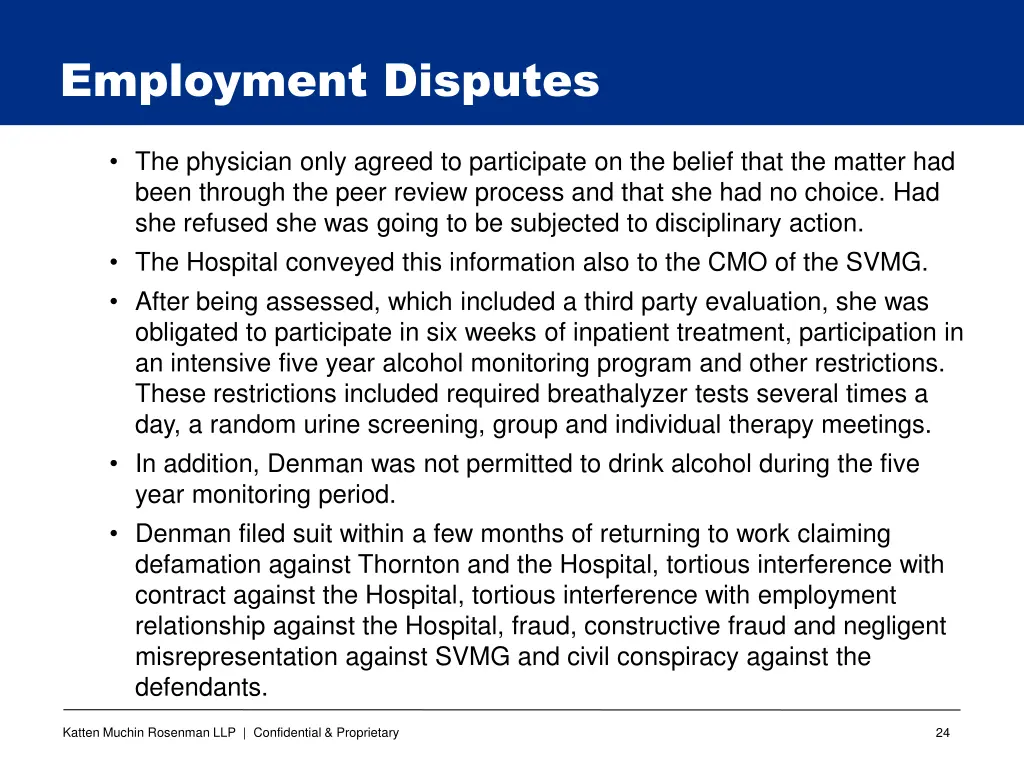employment disputes 10