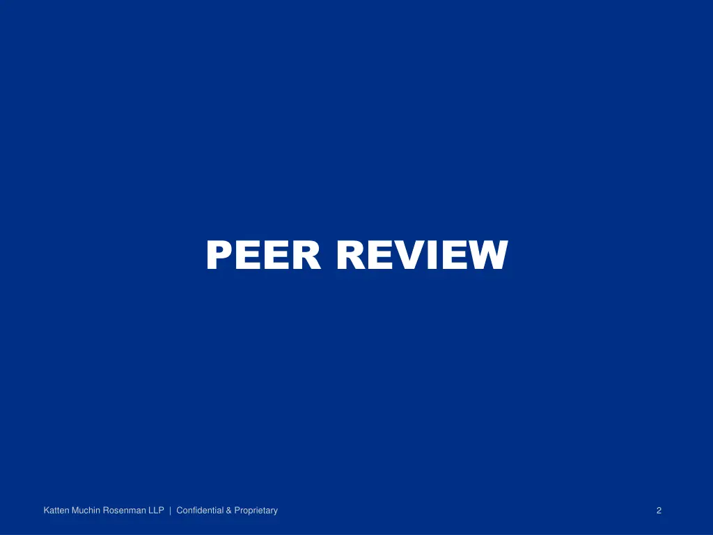 peer review
