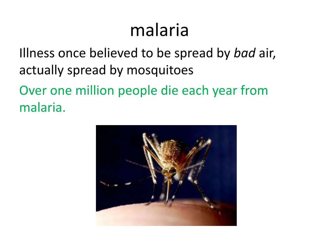 malaria