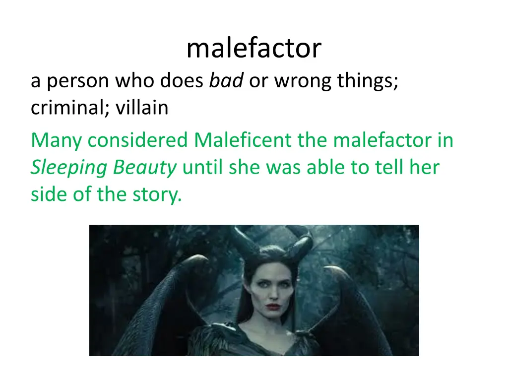 malefactor