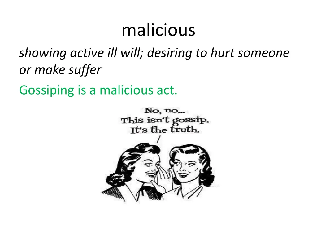 malicious