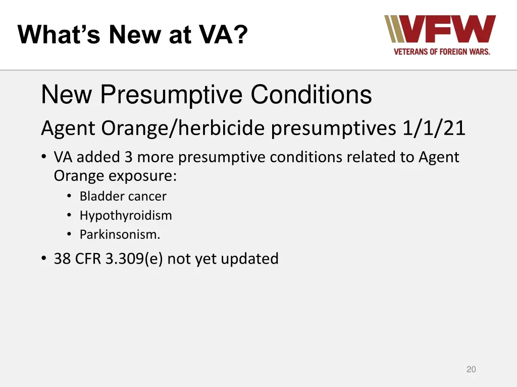 what s new at va 17