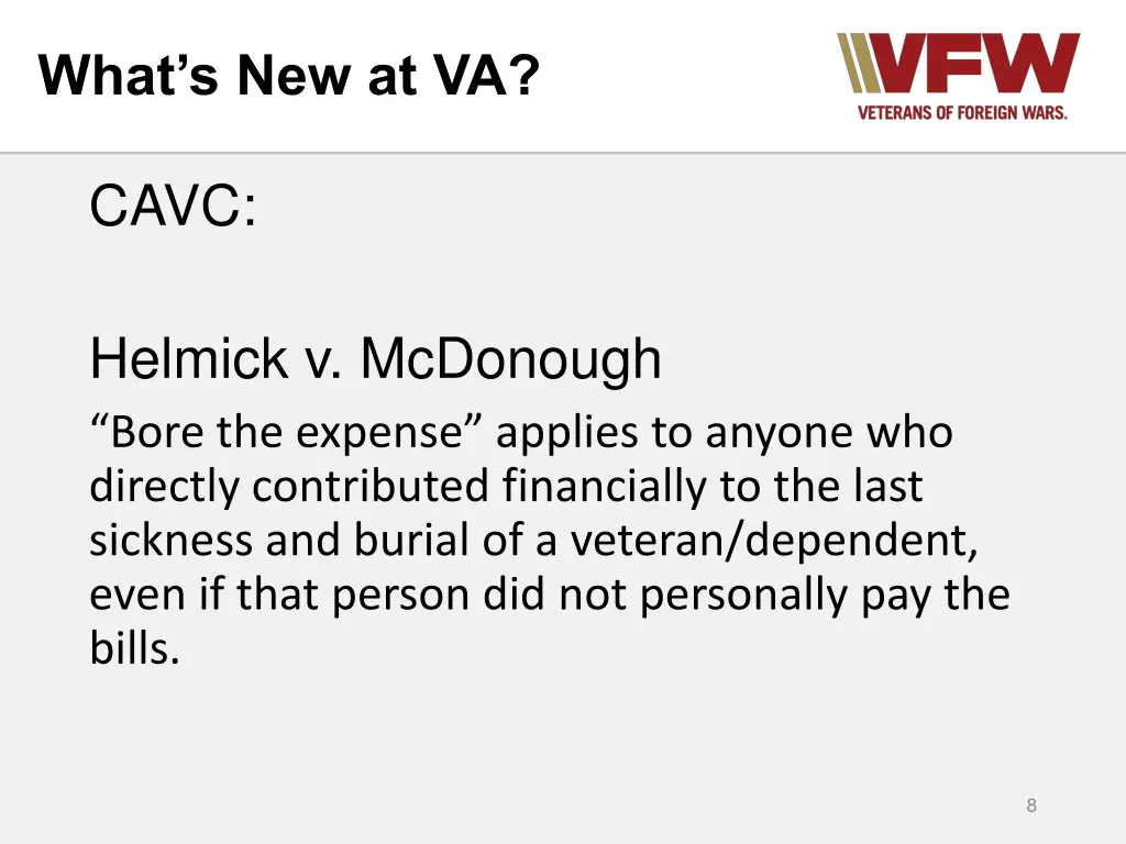 what s new at va 5