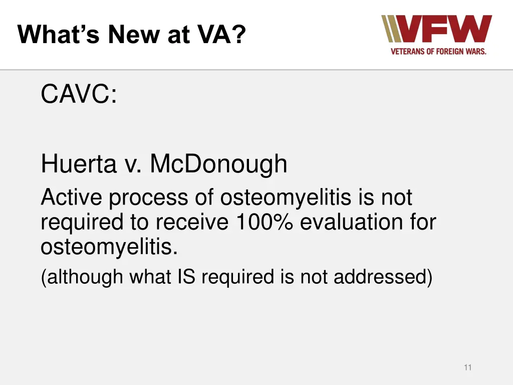 what s new at va 8