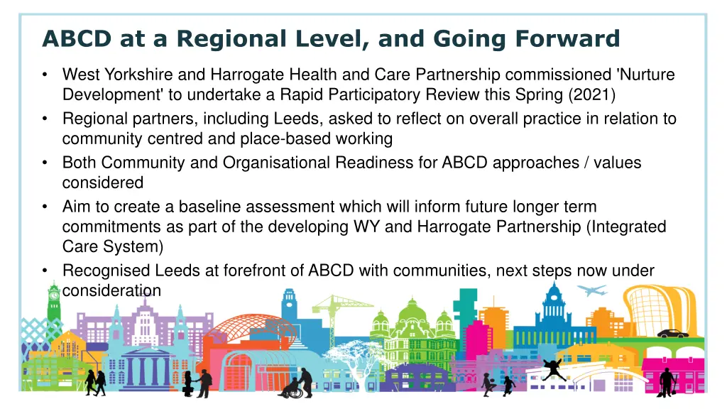 abcd at a regional level and going forward