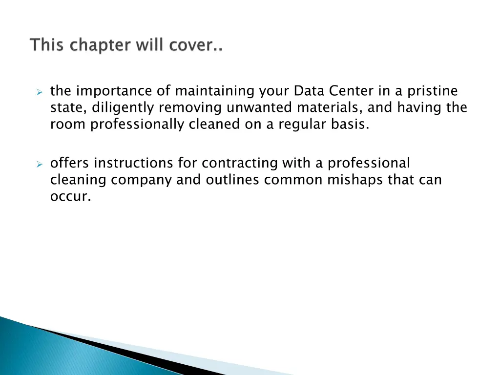 the importance of maintaining your data center