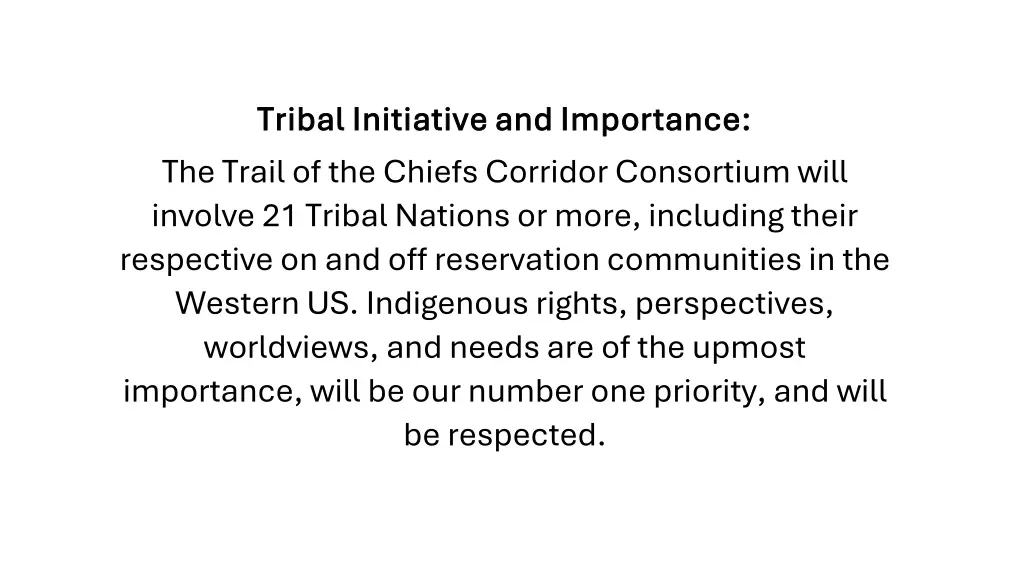 tribal initiative and importance tribal
