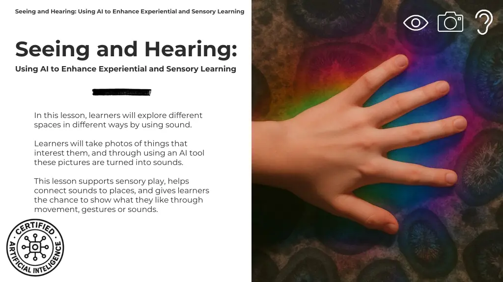 seeing and hearing using ai to enhance