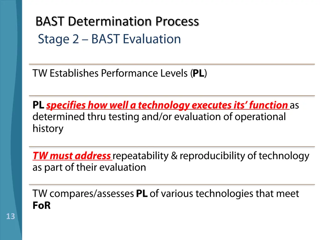 bast determination process 6