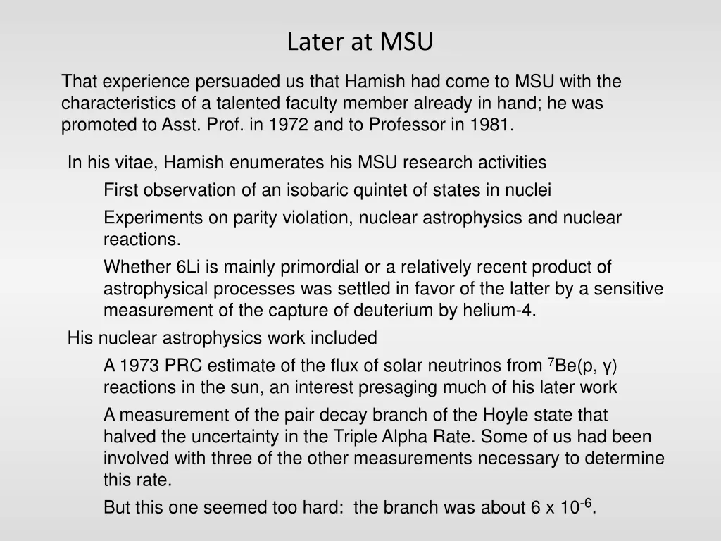later at msu