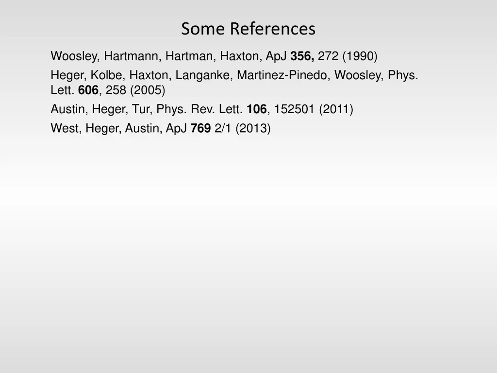 some references