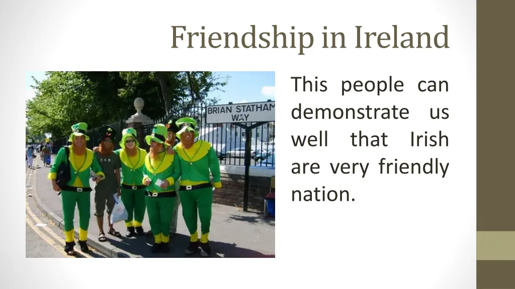 friendship in ireland