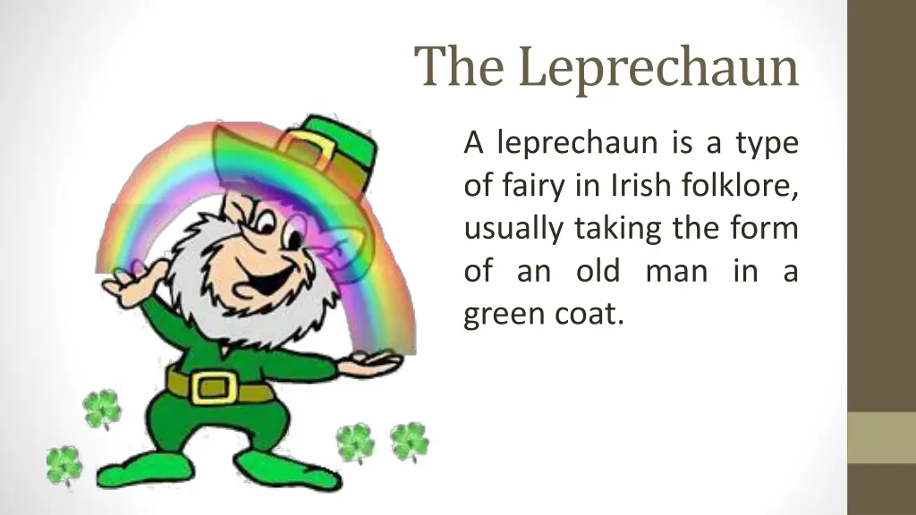 the leprechaun