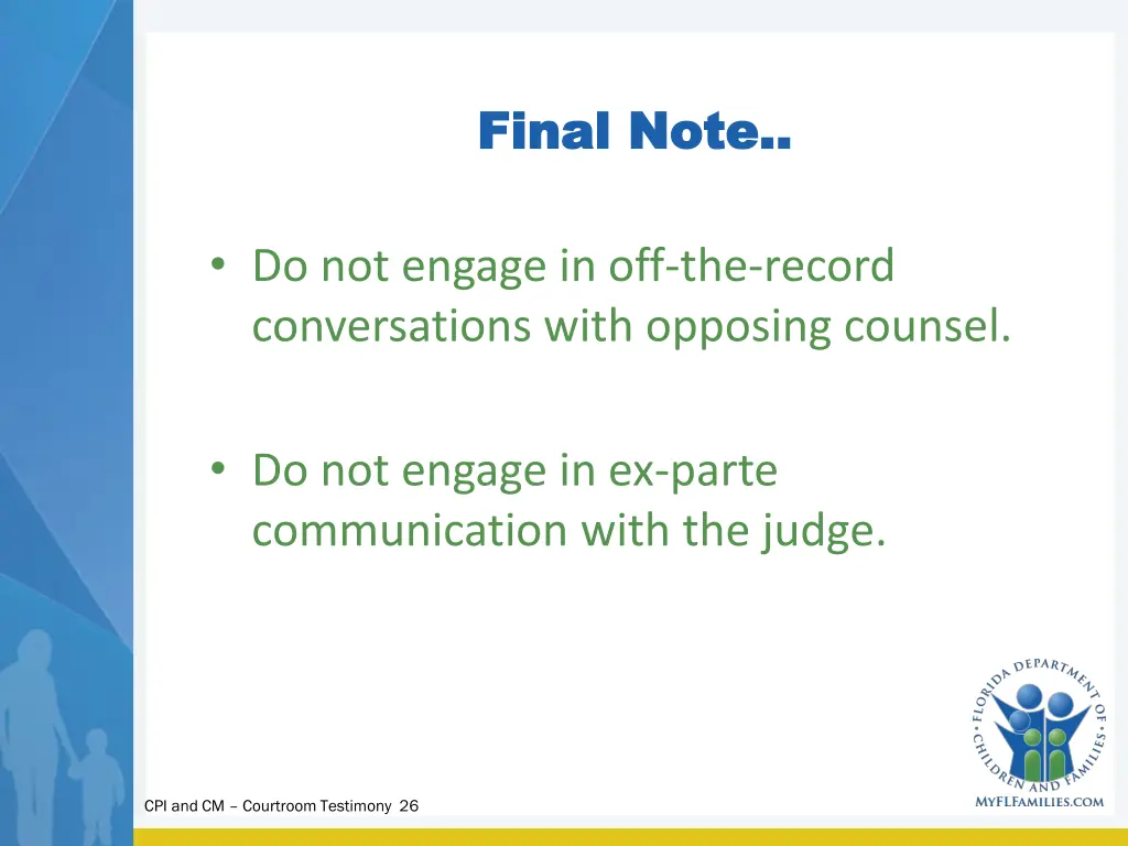 final note final note