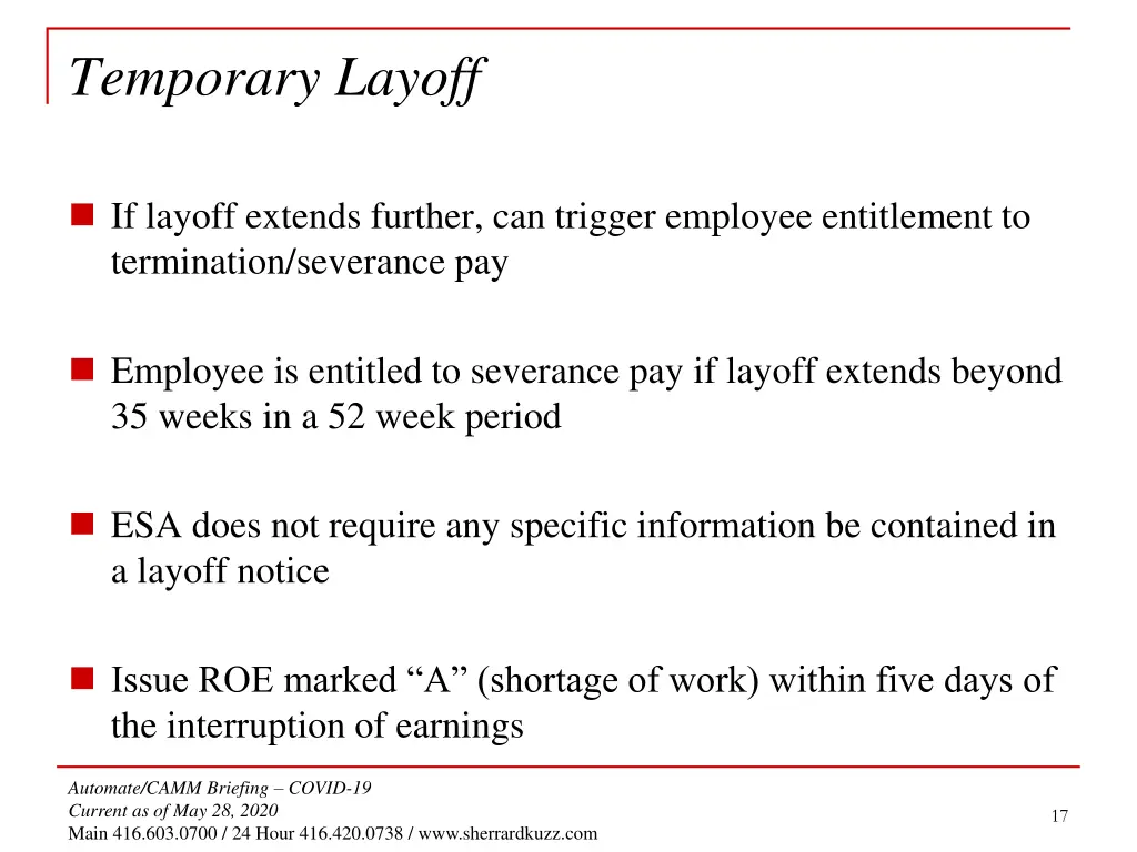 temporary layoff 1