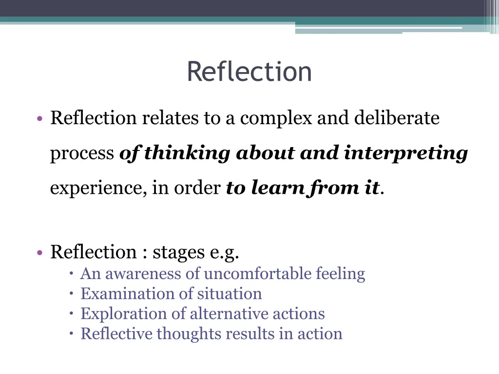reflection