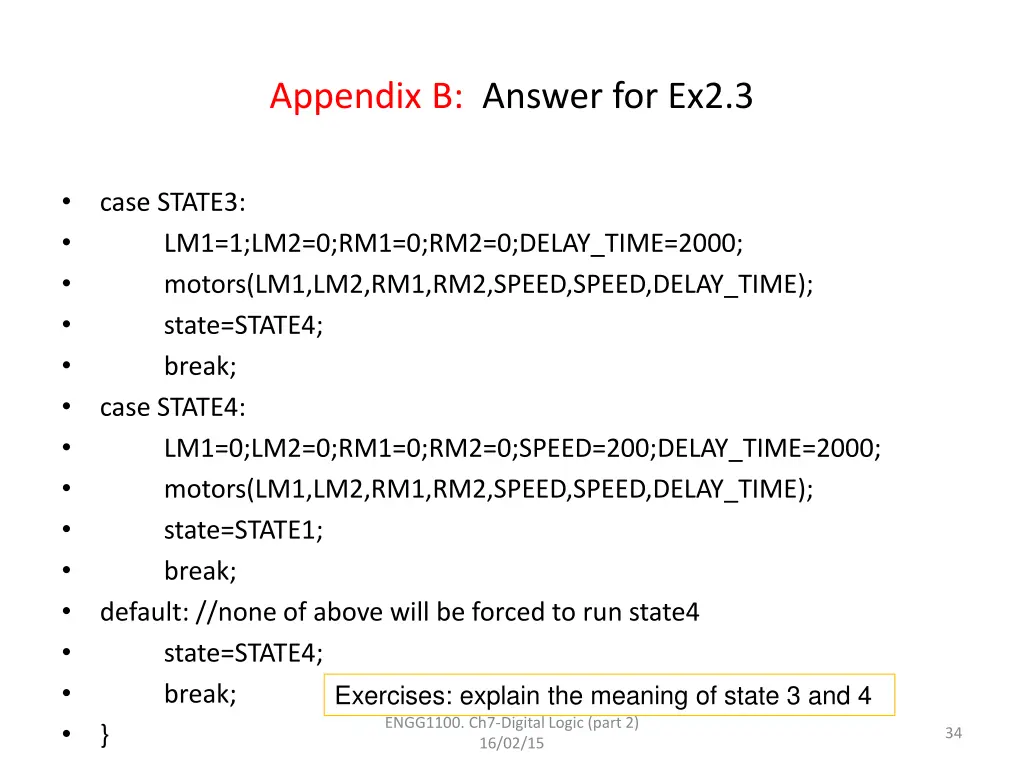 appendix b answer for ex2 3