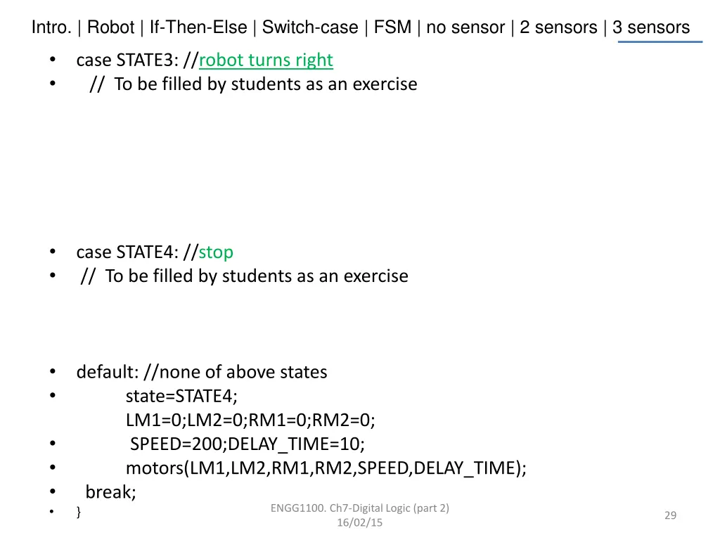 intro robot if then else switch case 26