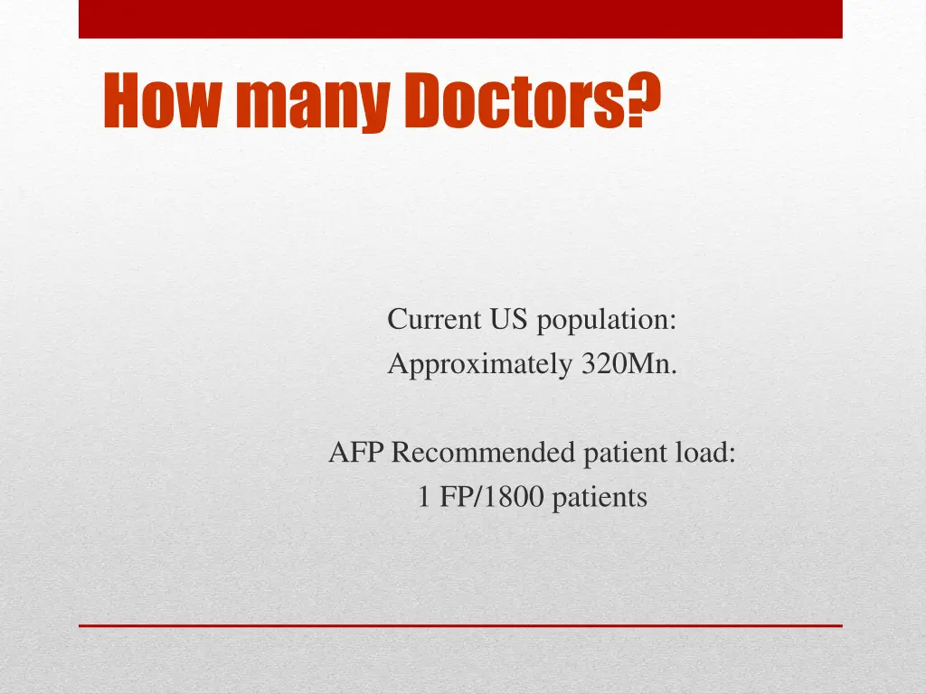 how many doctors