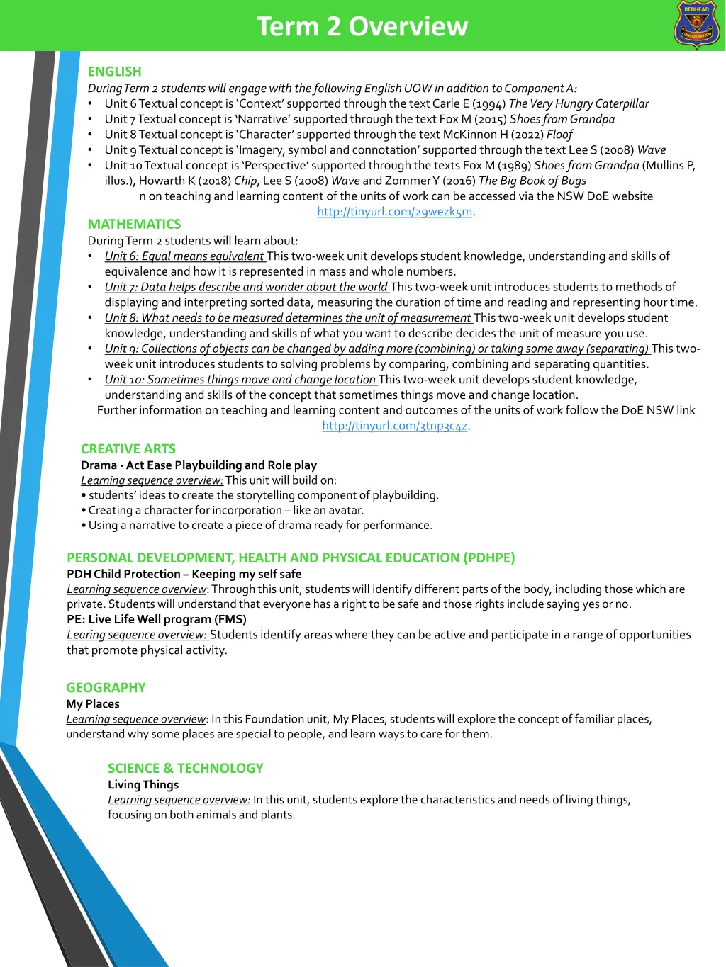 term 2 overview