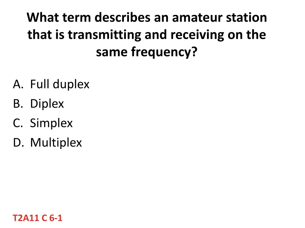 what term describes an amateur station that