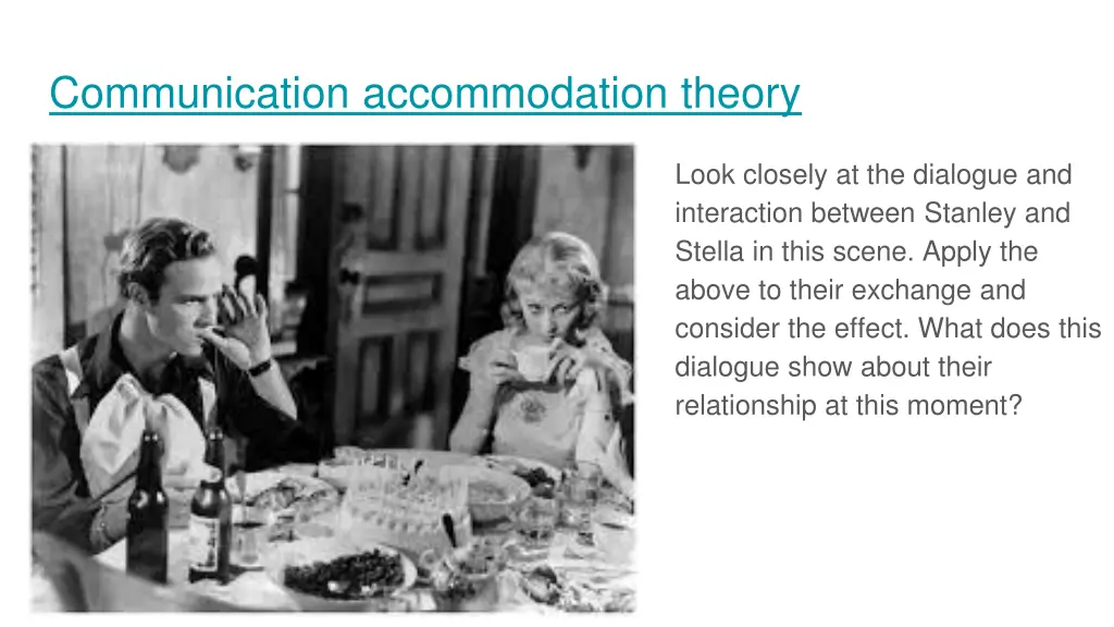 communication accommodation theory