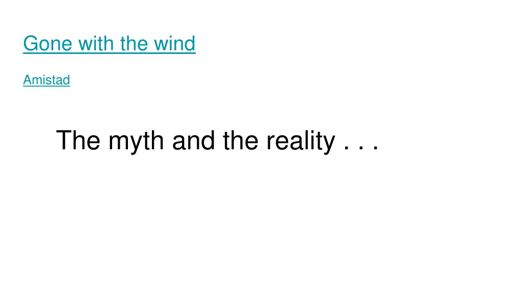 gone with the wind