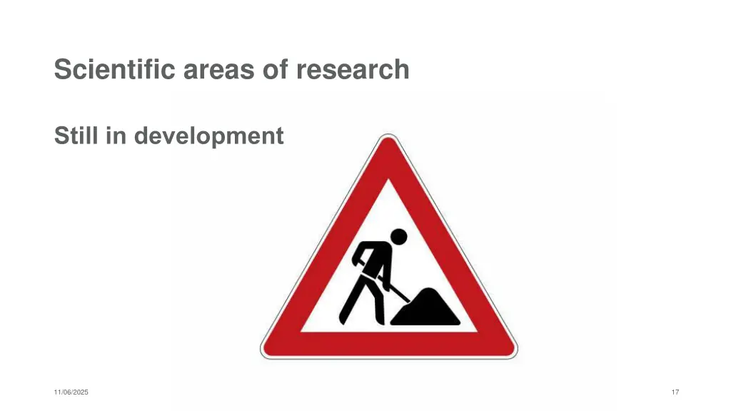 scientific areas of research
