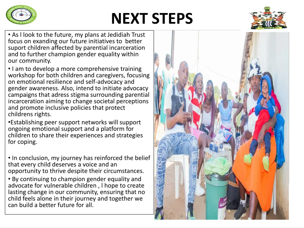 next steps