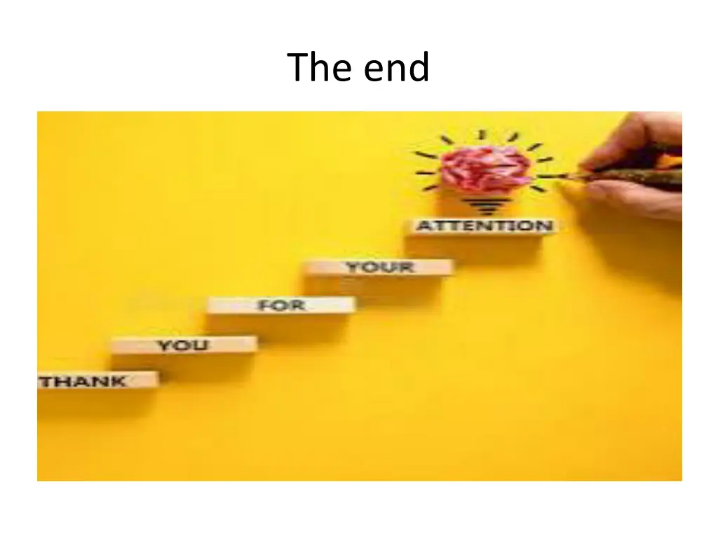 the end