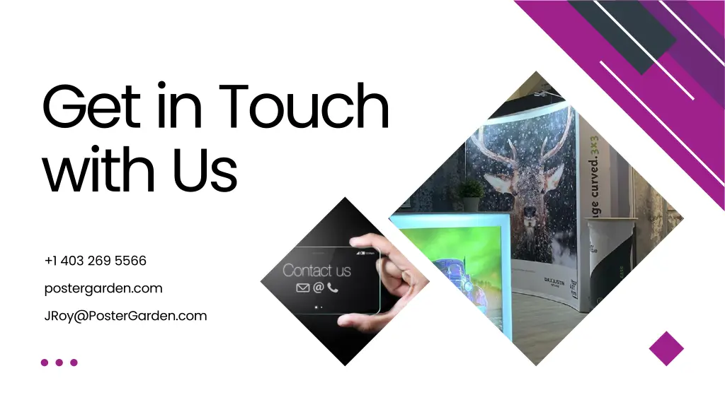 get in touch with us