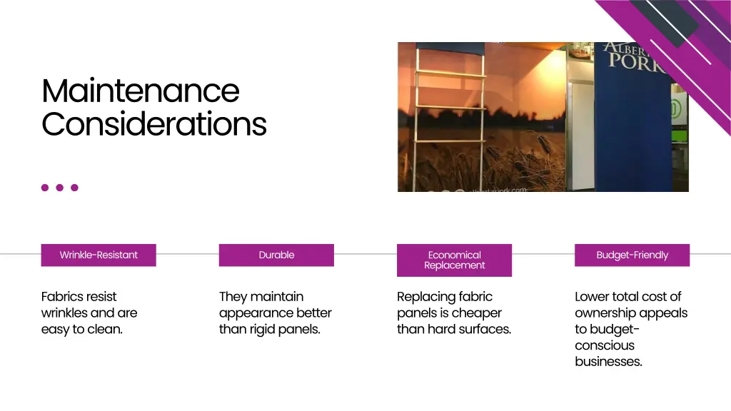 maintenance considerations
