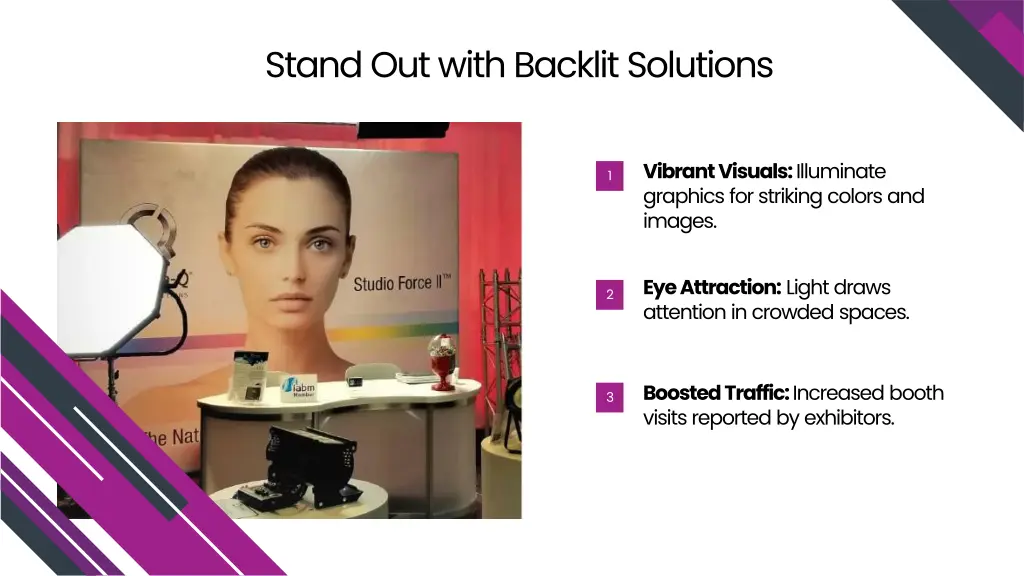 stand out with backlit solutions