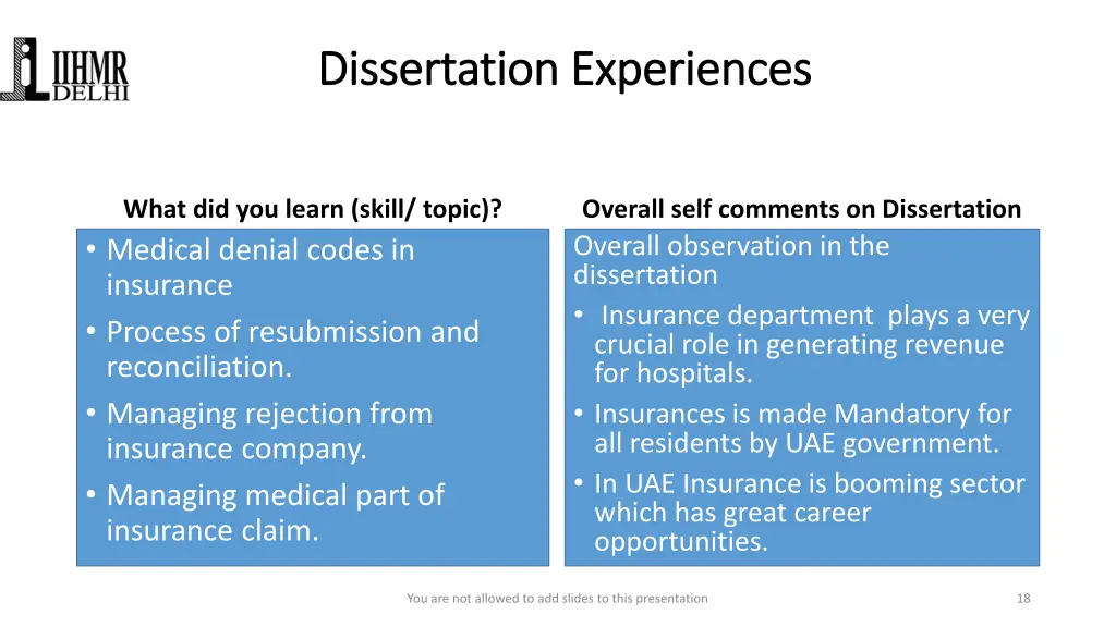 dissertation experiences dissertation experiences