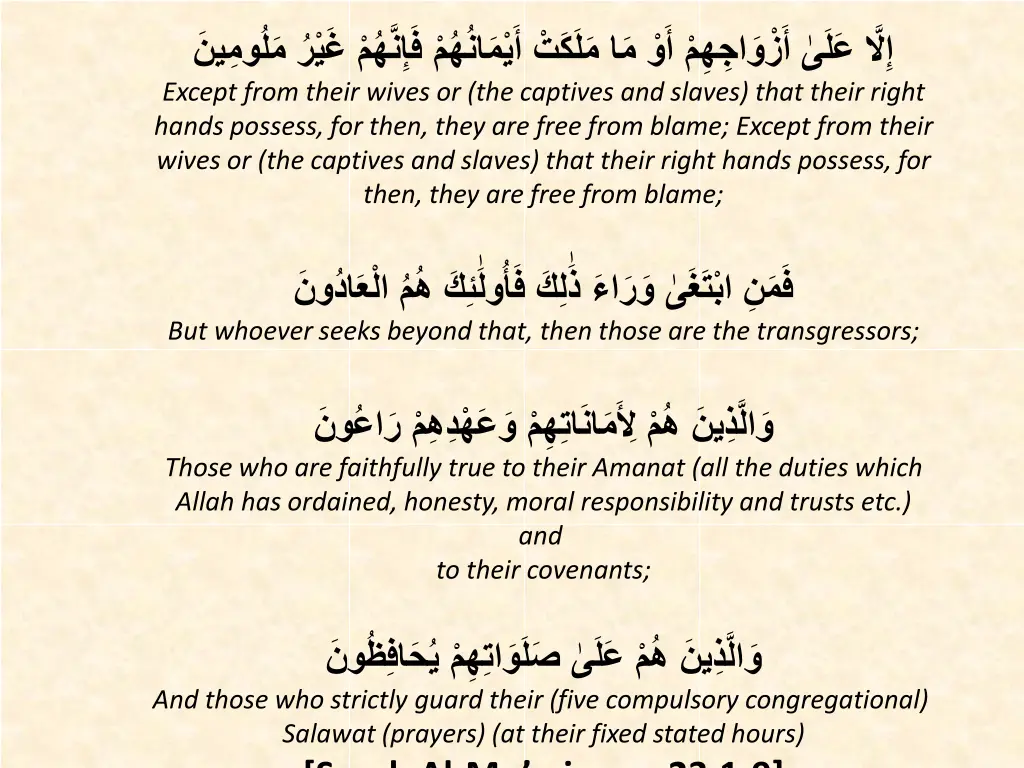 except from their wives or the captives