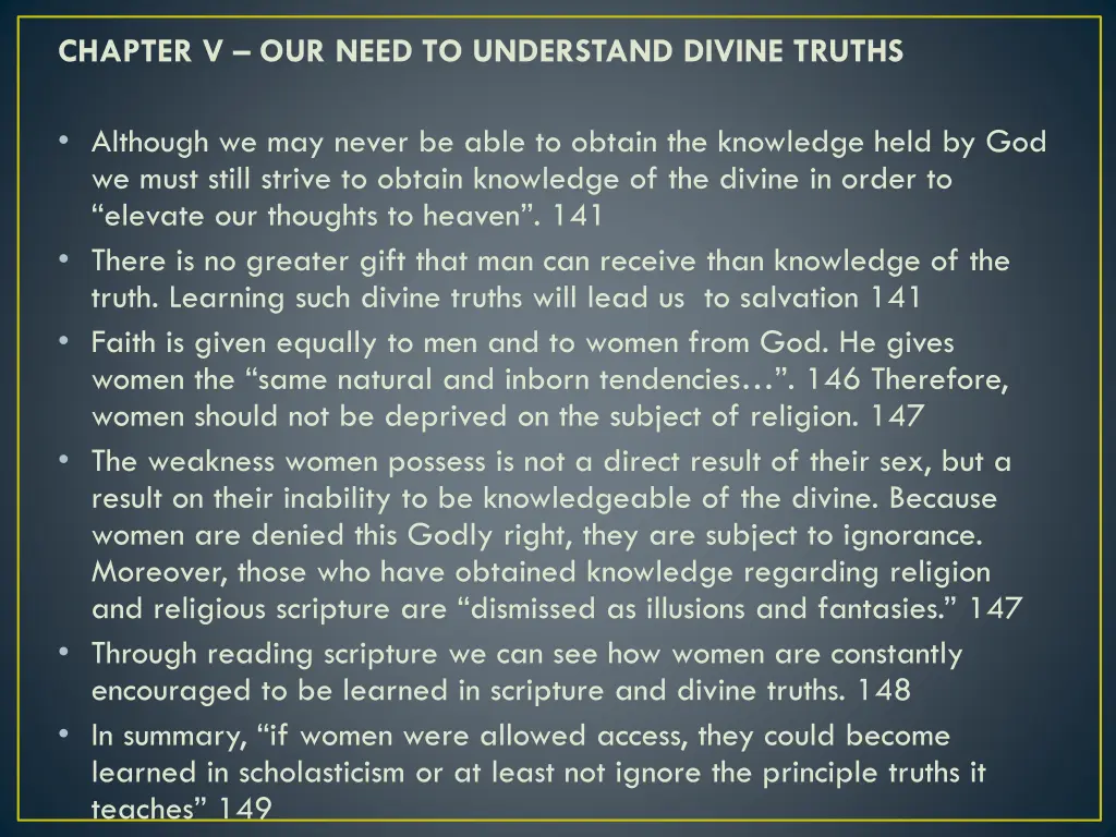 chapter v our need to understand divine truths