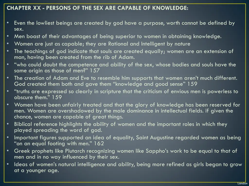 chapter xx persons of the sex are capable