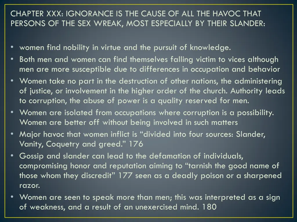 chapter xxx ignorance is the cause