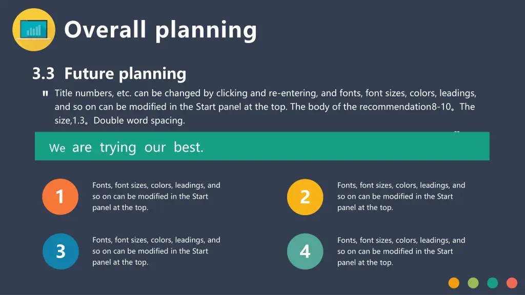 overall planning 2