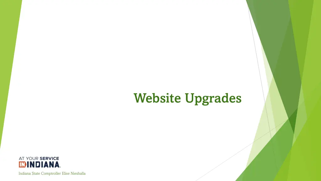 website upgrades