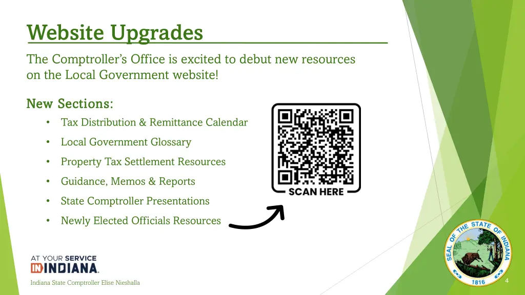 website upgrades the comptroller s office