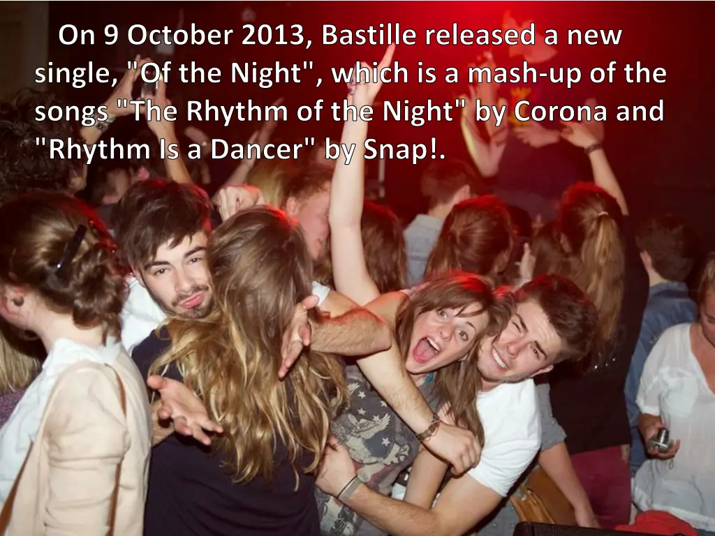 on 9 october 2013 bastille released a new single
