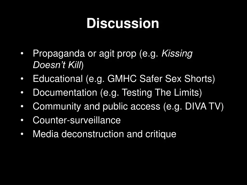discussion 7