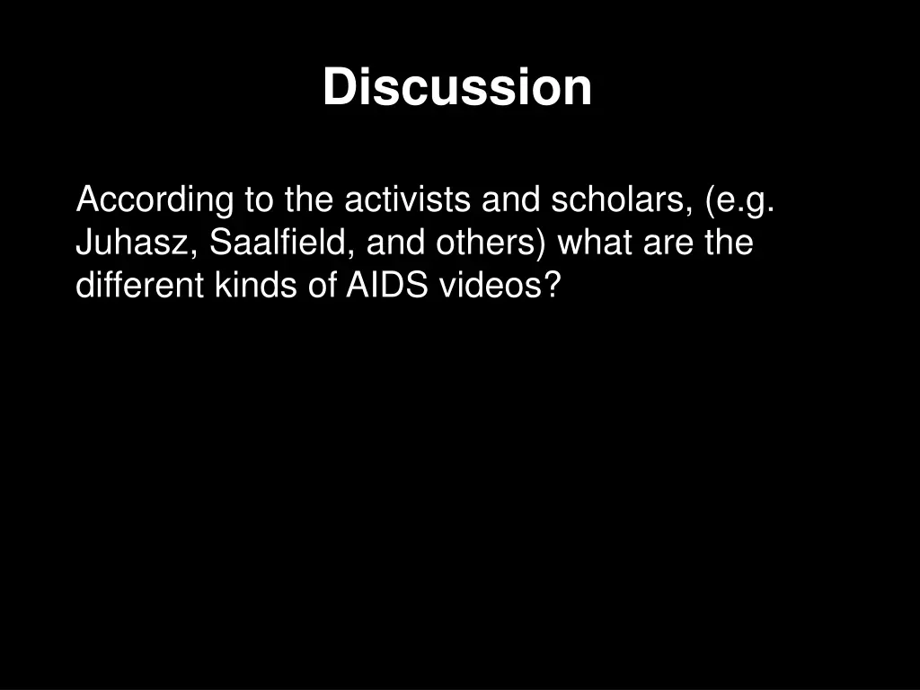 discussion