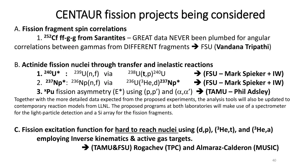 centaur fission projects being considered centaur