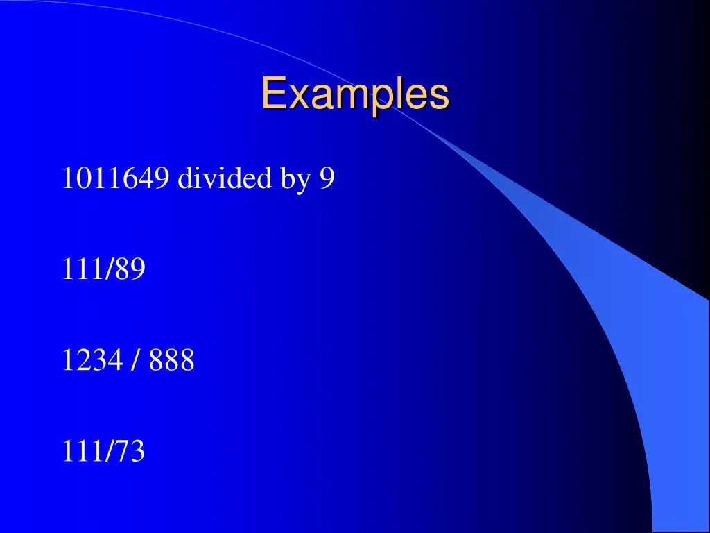 examples 1