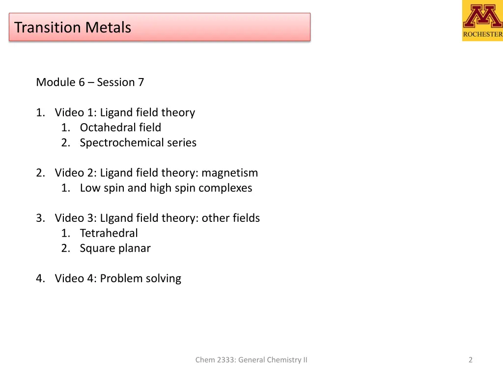 transition metals
