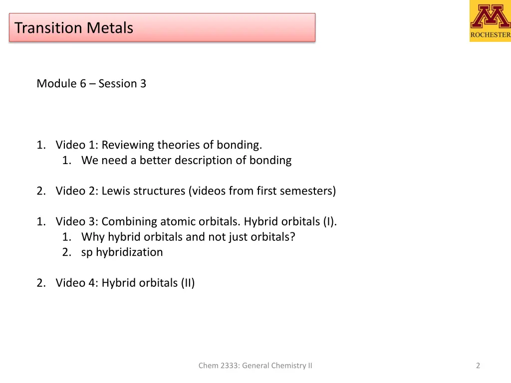 transition metals