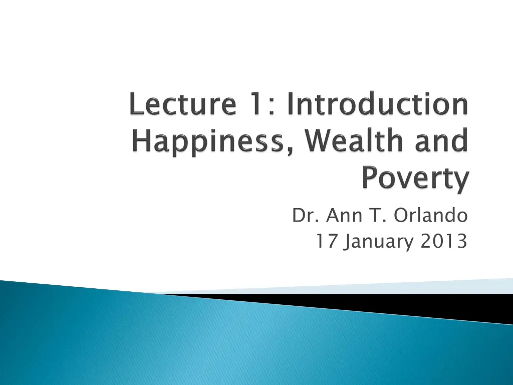 dr ann t orlando 17 january 2013